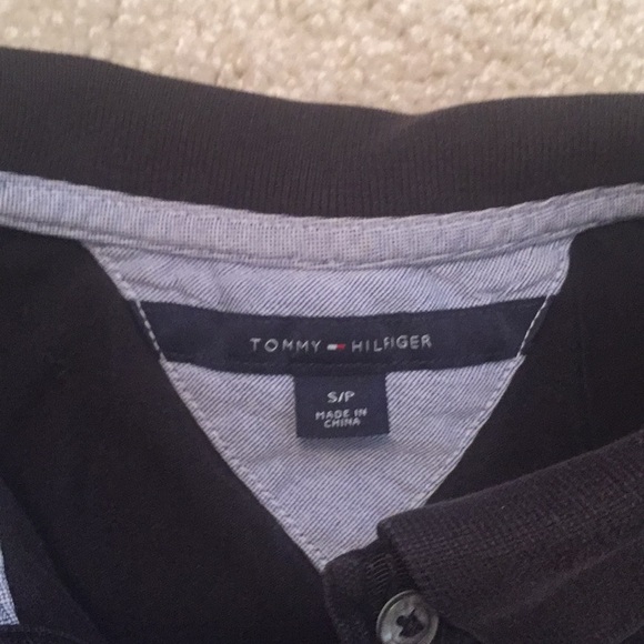 Tommy Hilfiger black polo - Picture 3 of 3